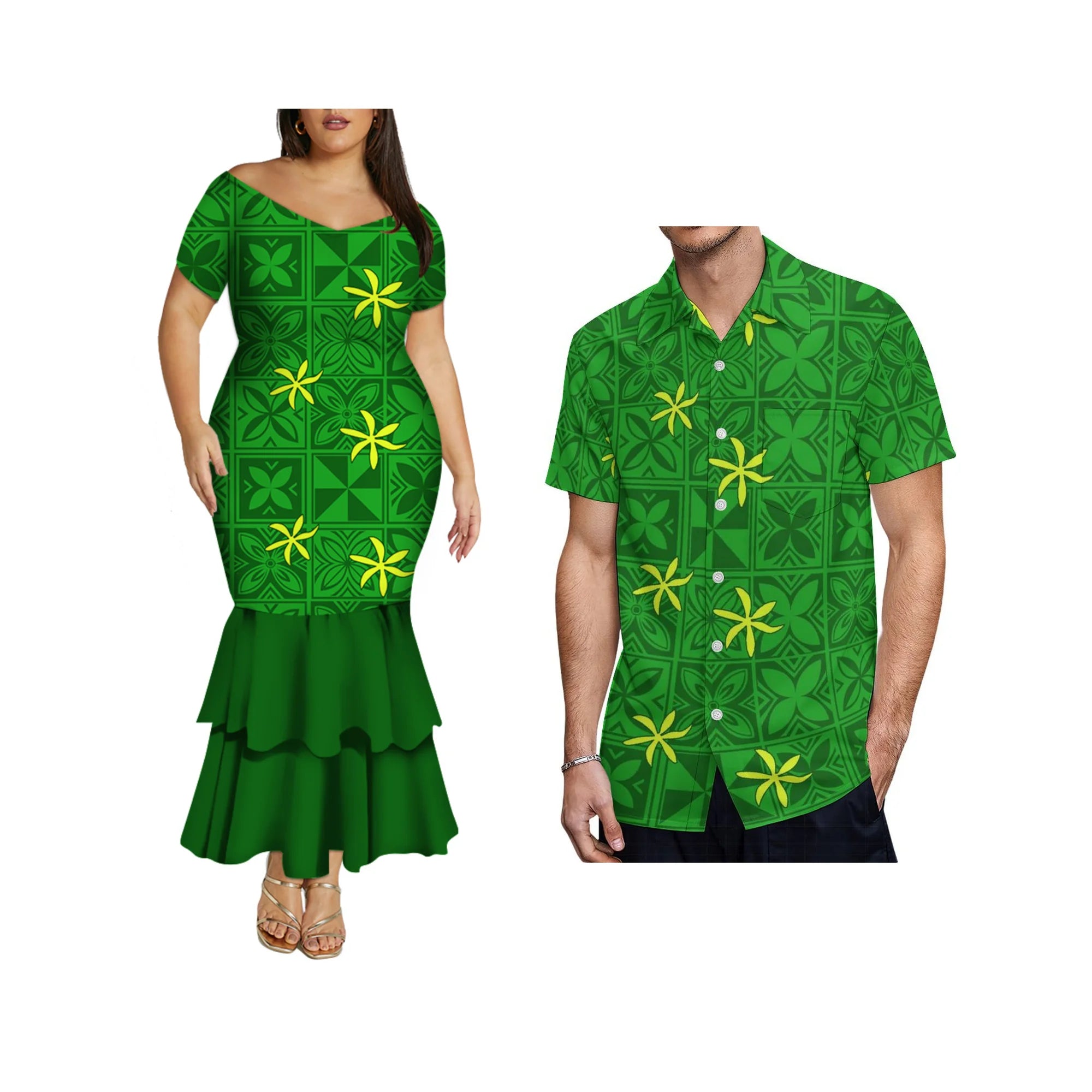 Pacific Island Couple Set