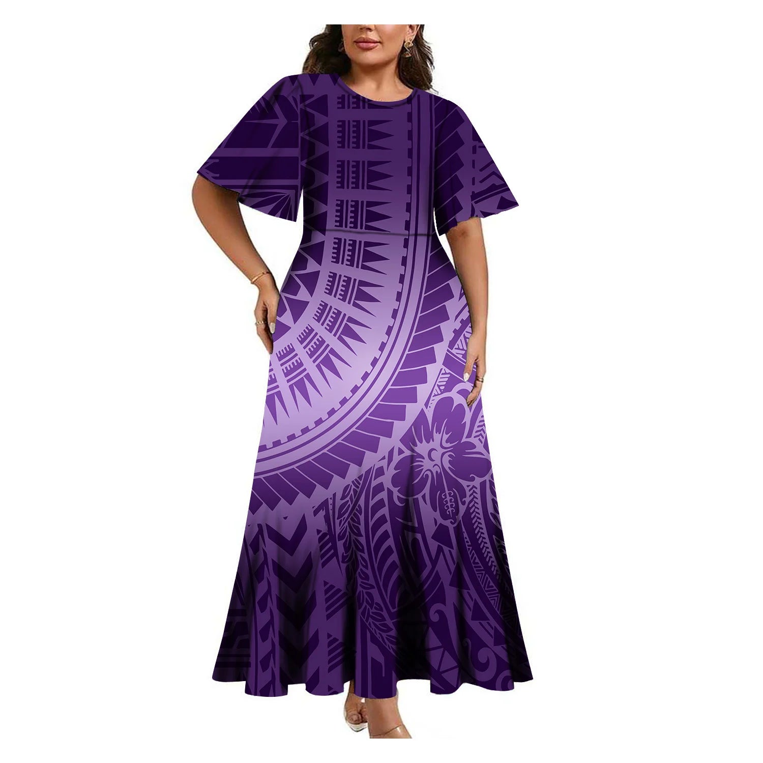 Tropical Island Curvy Mermaid Dress