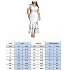 Tropical Island Curvy Mermaid Dress