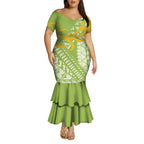 Tropical Island Curvy Mermaid Dress