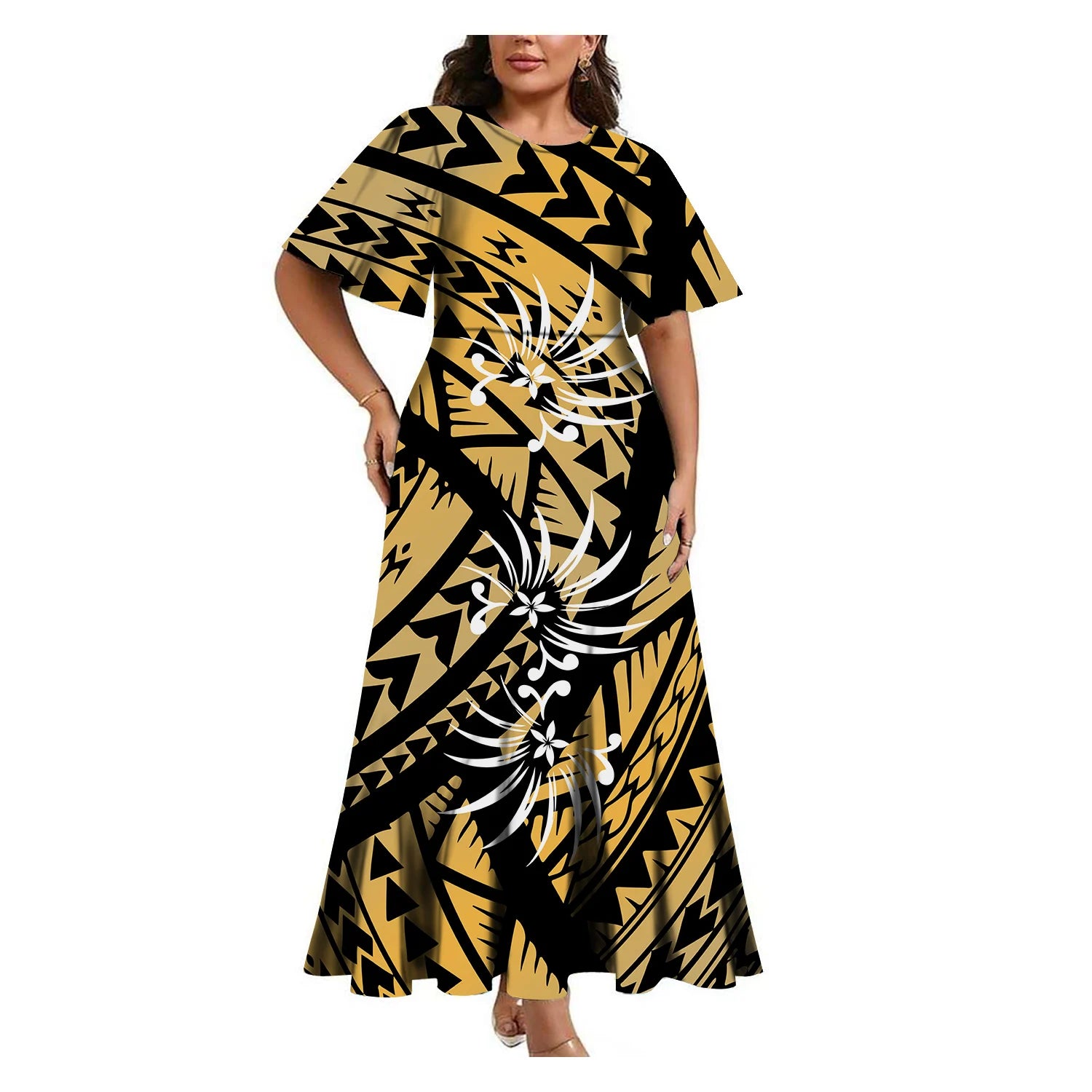 Tropical Island Curvy Mermaid Dress