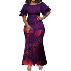 Tropical Island Curvy Mermaid Dress