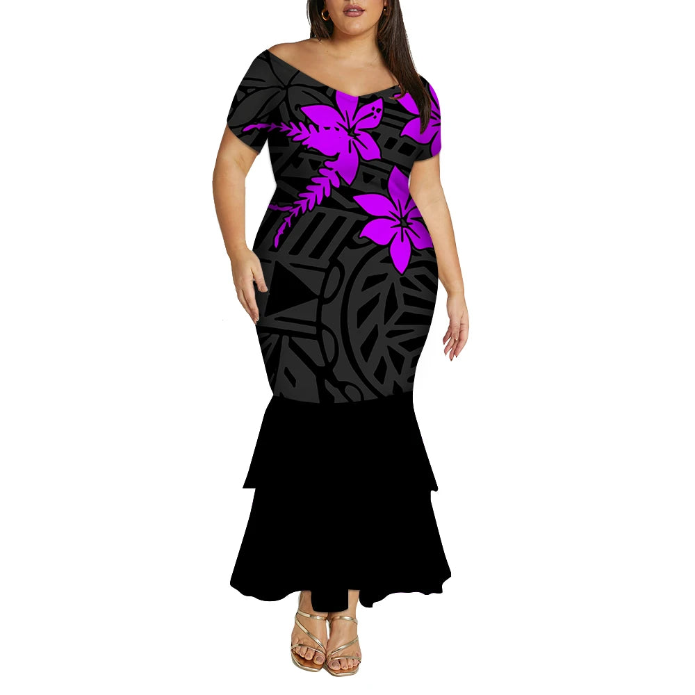 Tropical Island Curvy Mermaid Dress