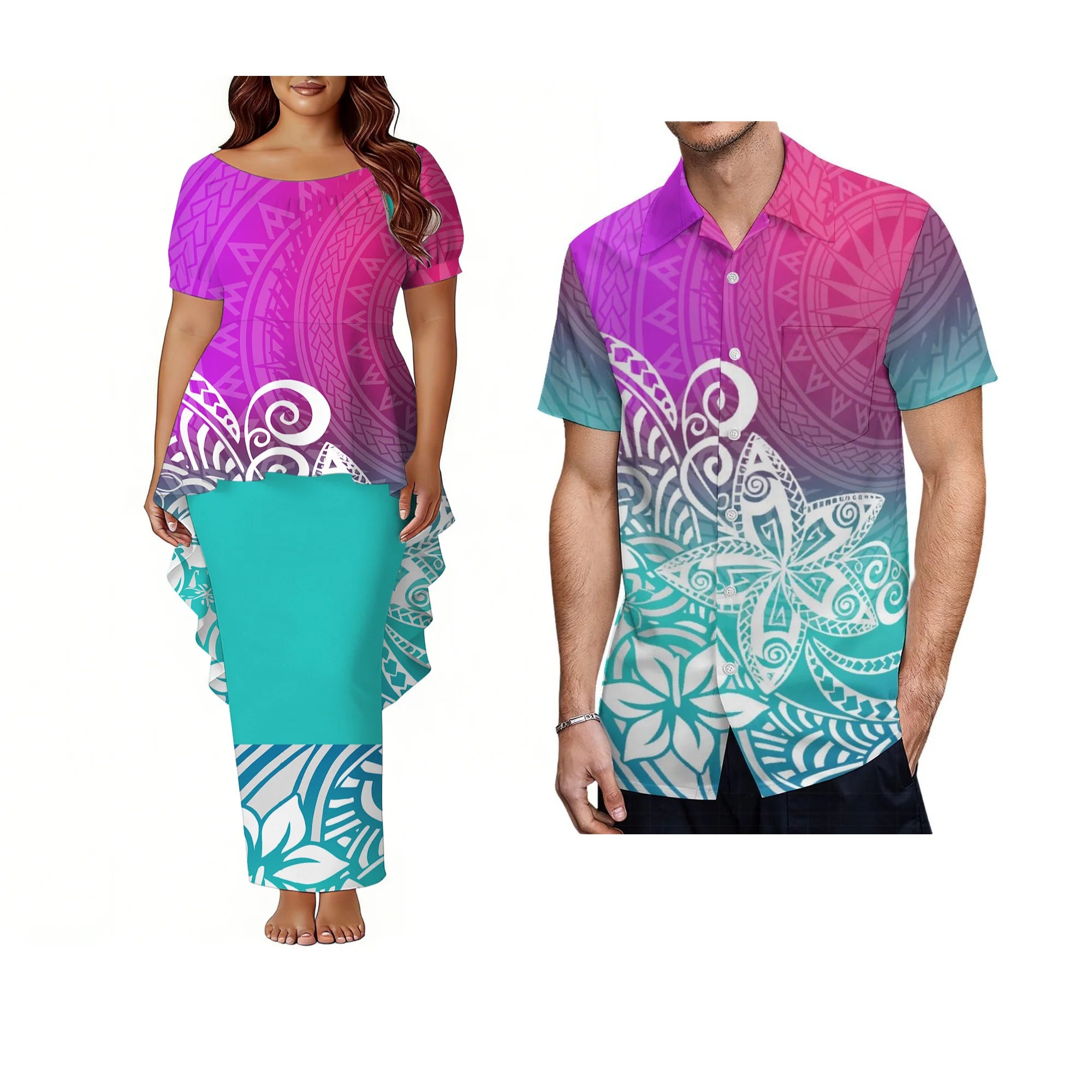 Pacific Island Couple Set