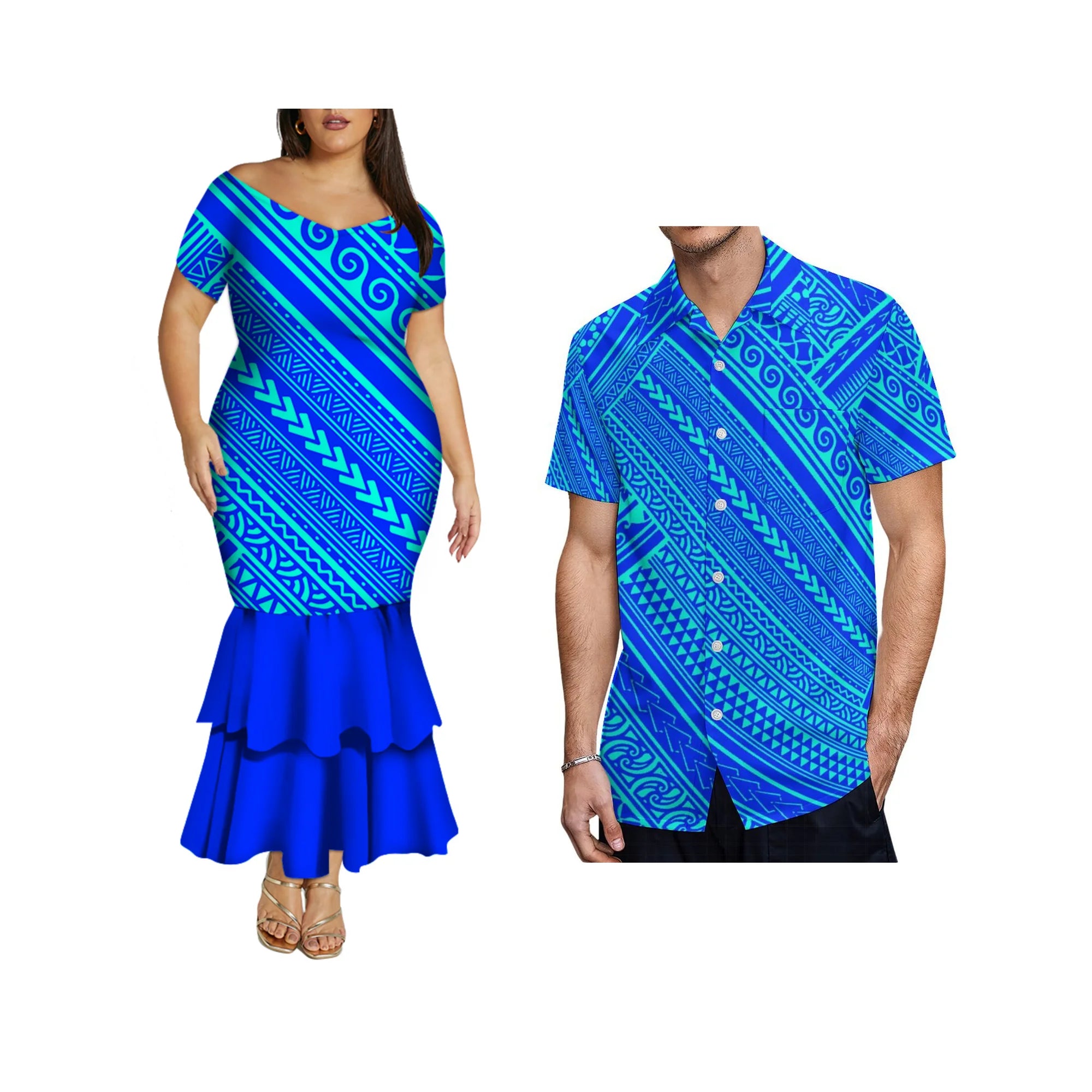 Pacific Island Couple Set