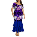 Tropical Island Curvy Mermaid Dress