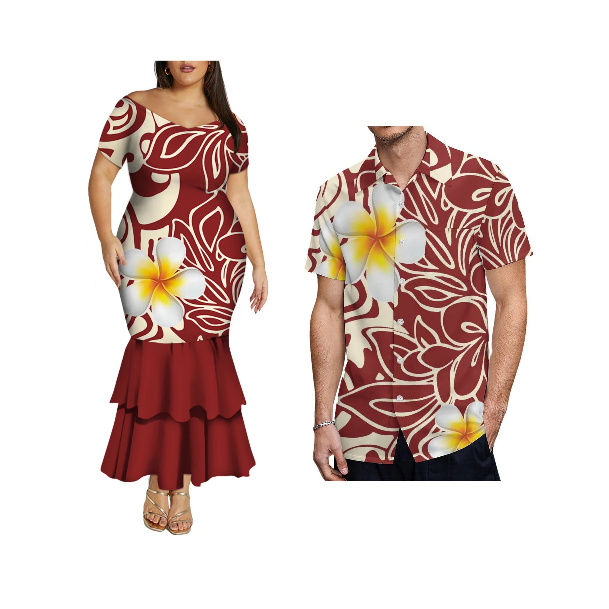 Pacific Island Couple Set