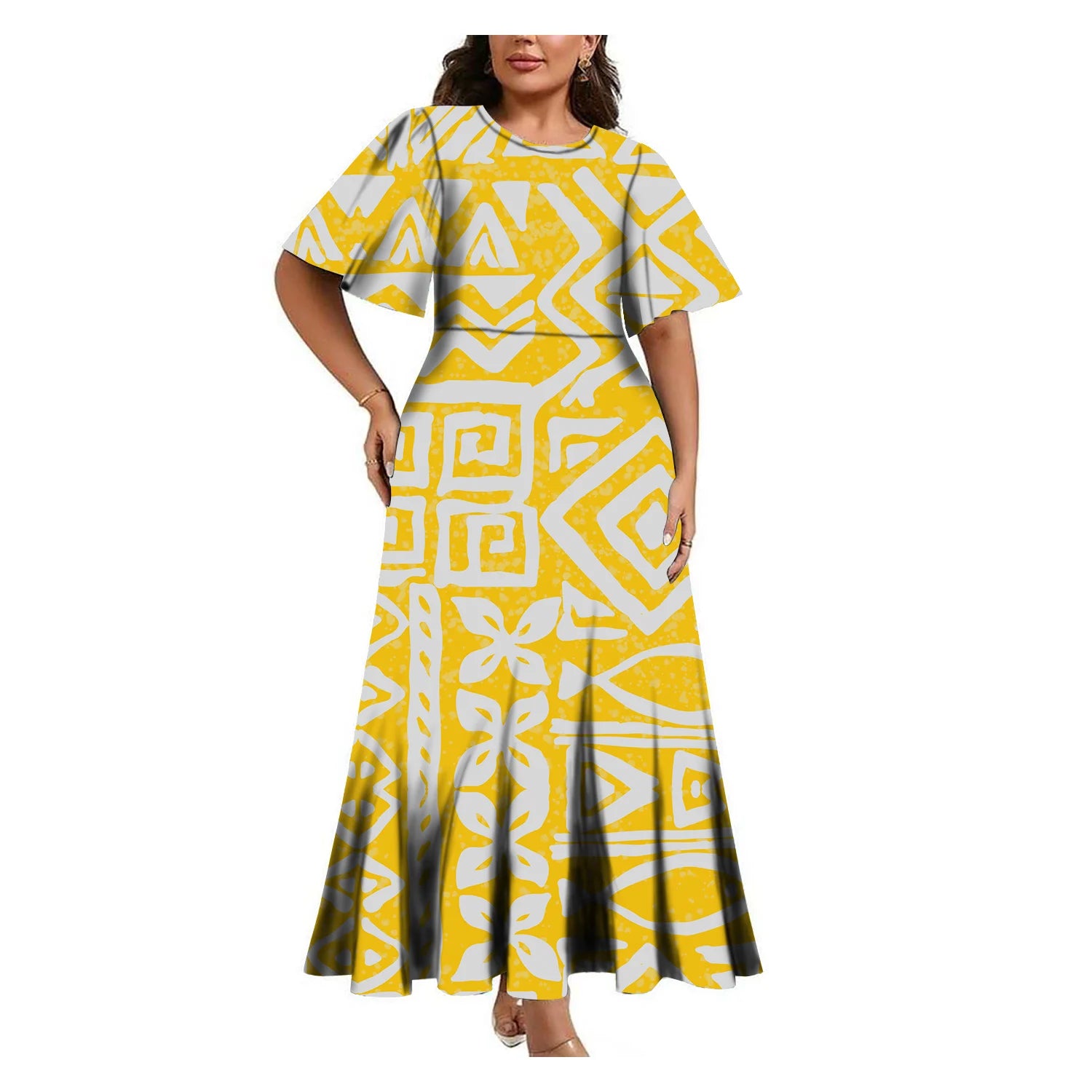 Tropical Island Curvy Mermaid Dress