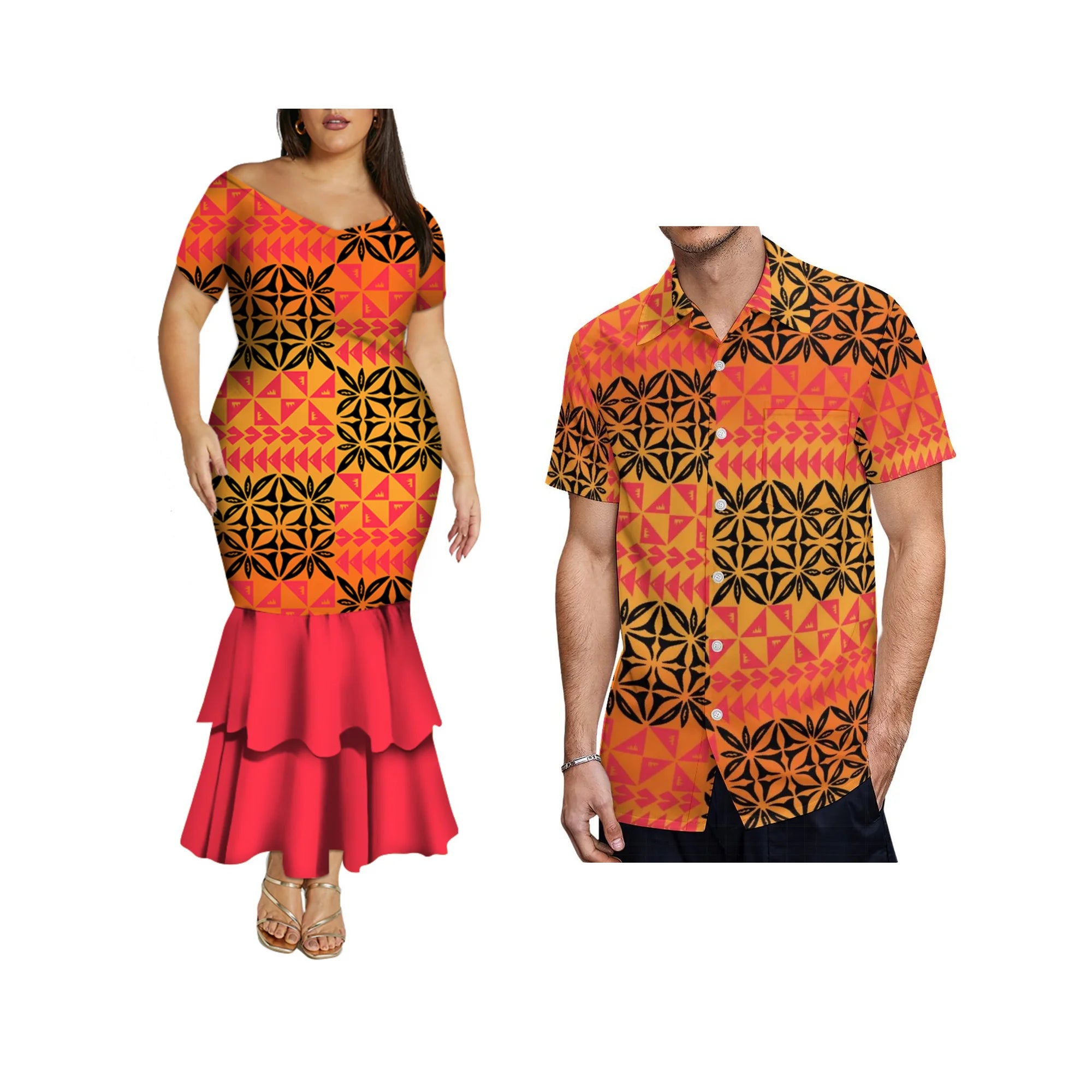 Pacific Island Couple Set