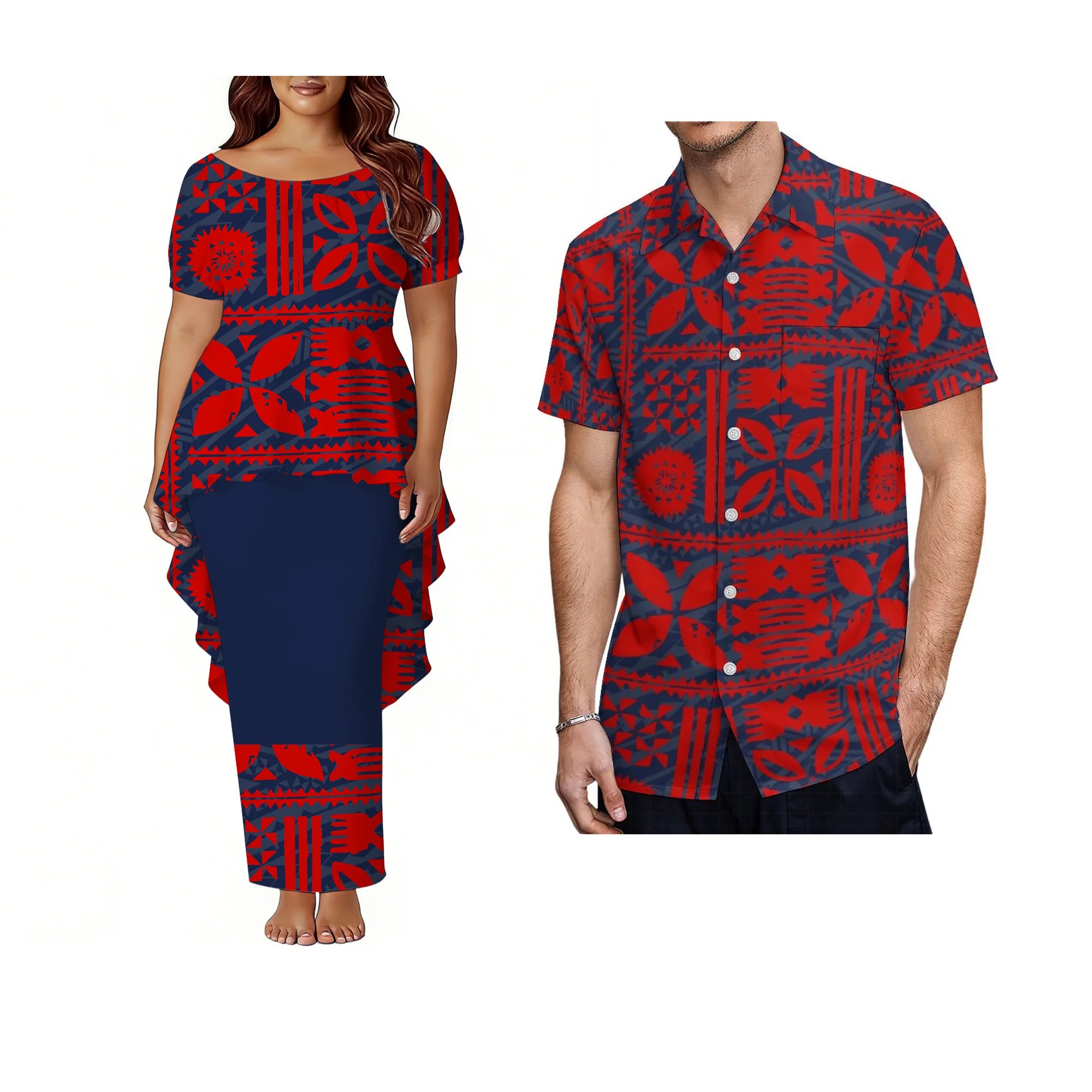 Pacific Island Couple Set