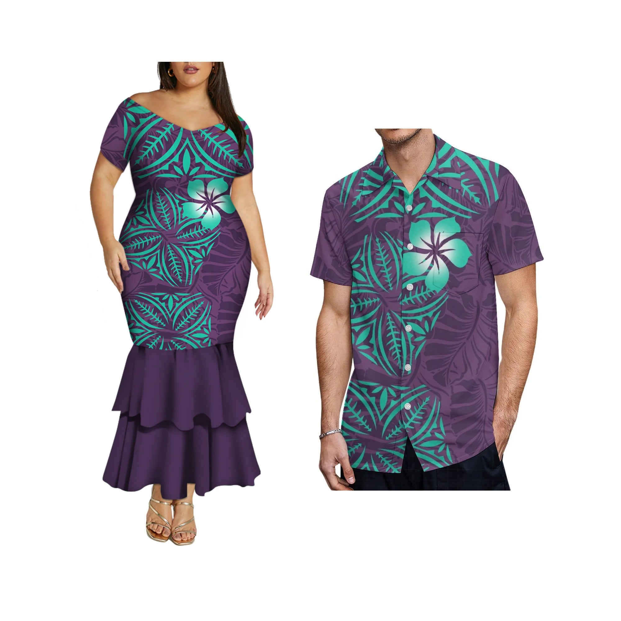 Pacific Island Couple Set