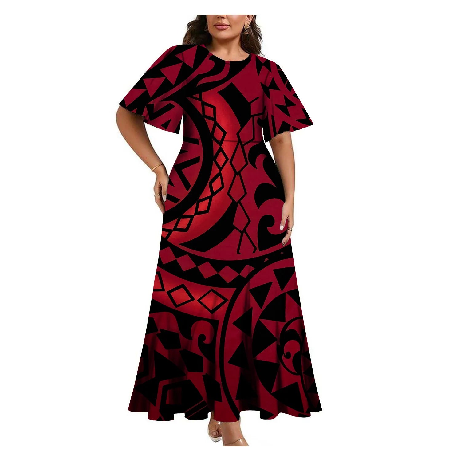 Tropical Island Curvy Mermaid Dress
