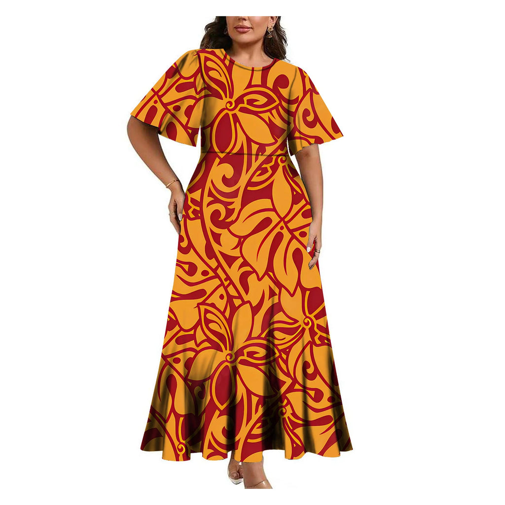 Tropical Island Curvy Mermaid Dress