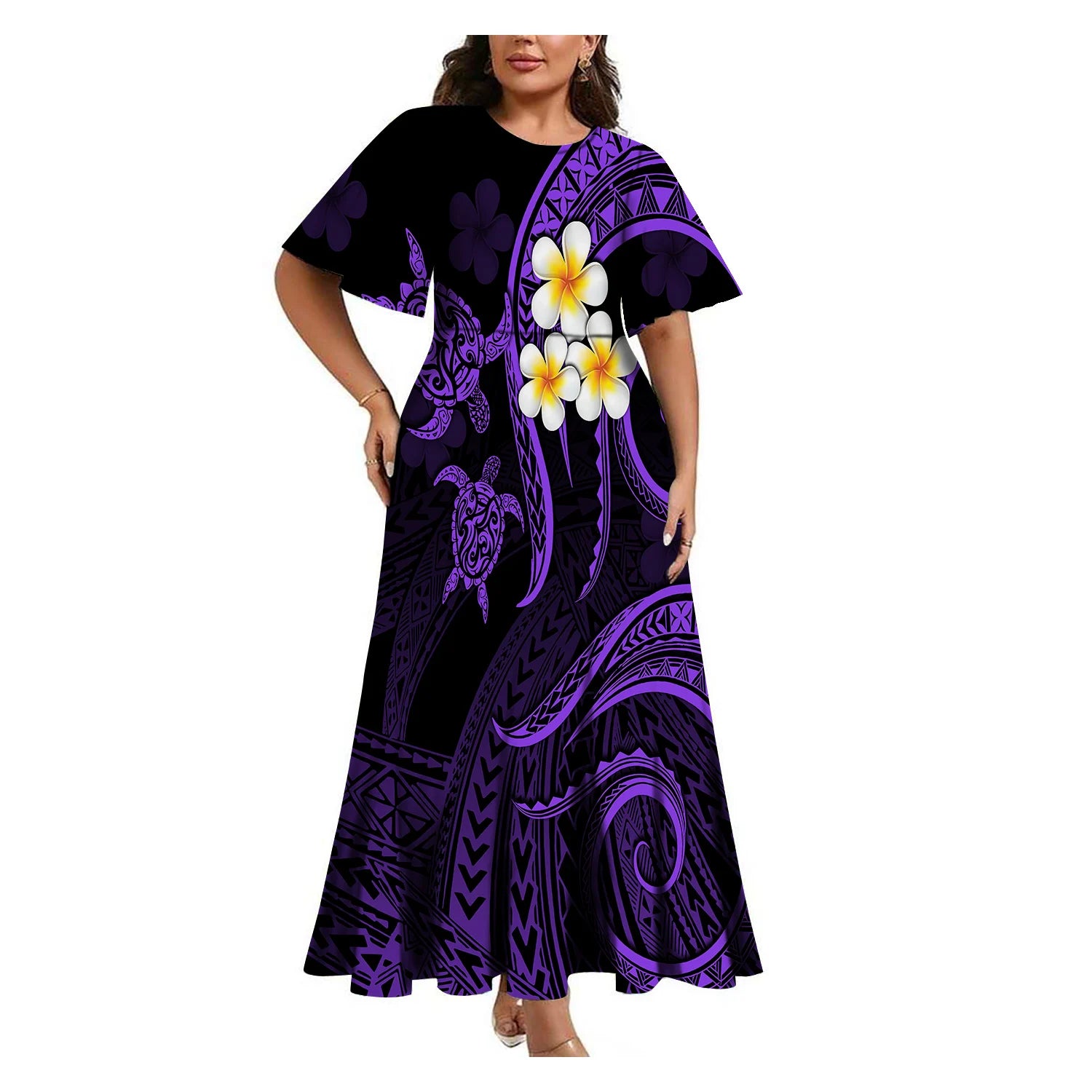 Tropical Island Curvy Mermaid Dress