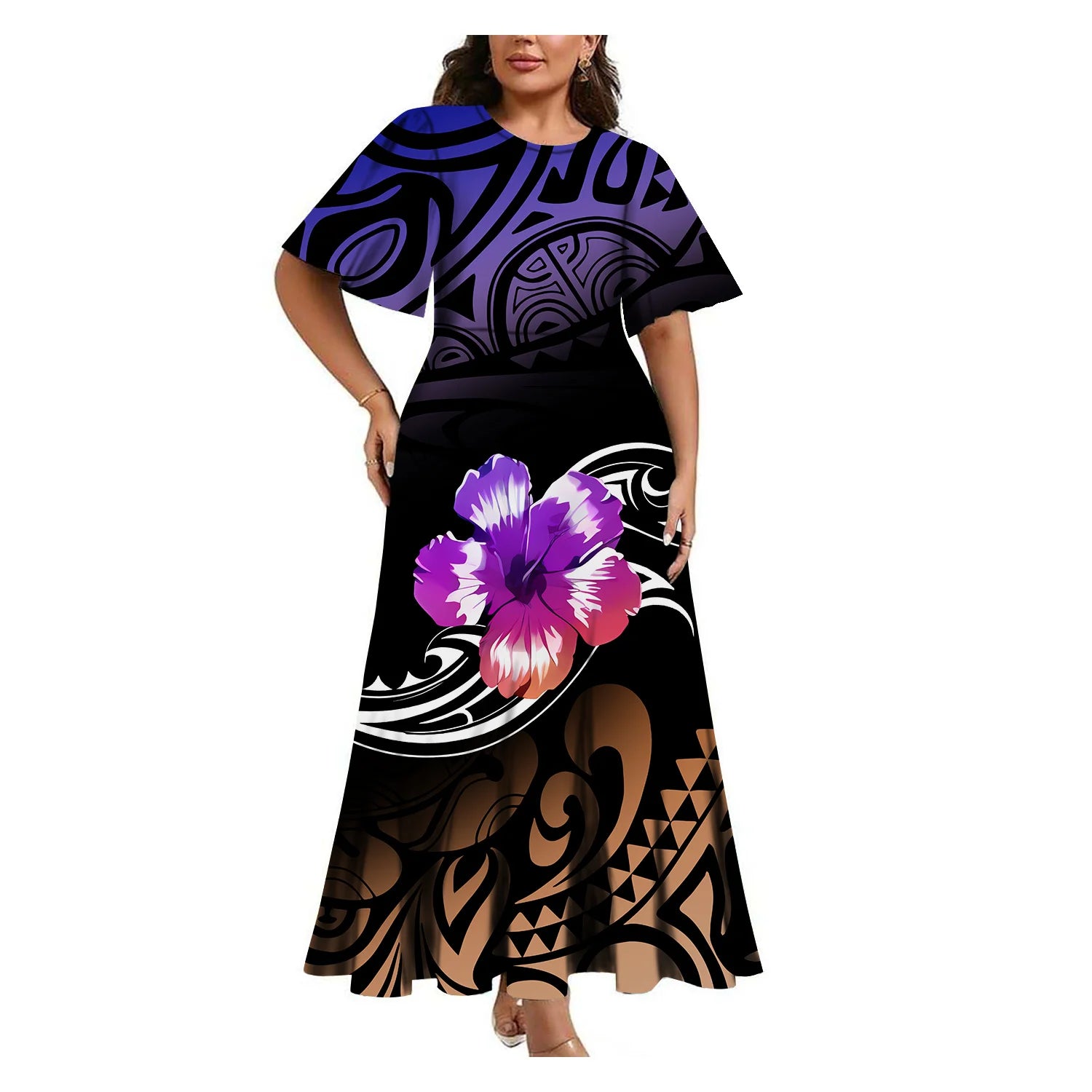 Tropical Island Curvy Mermaid Dress