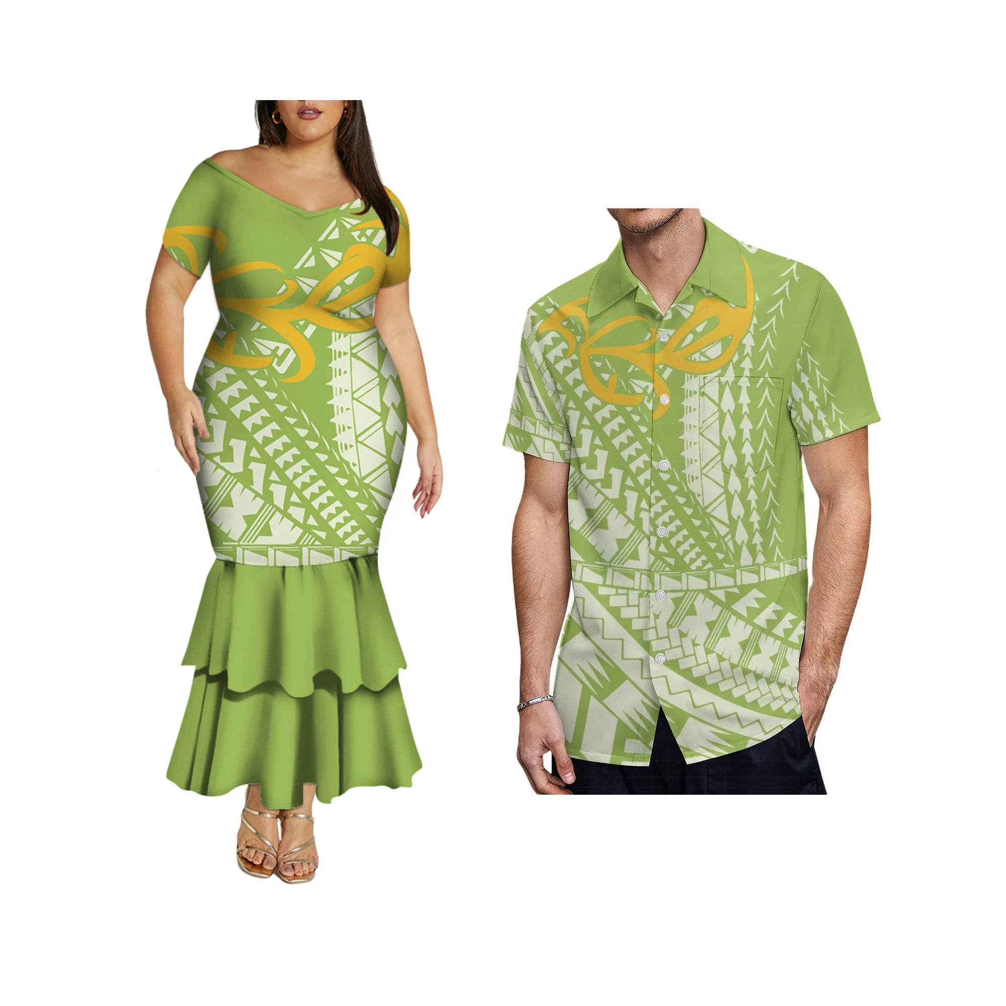 Pacific Island Couple Set