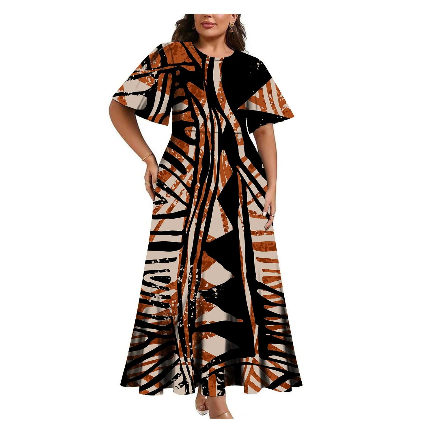 Tropical Island Curvy Mermaid Dress