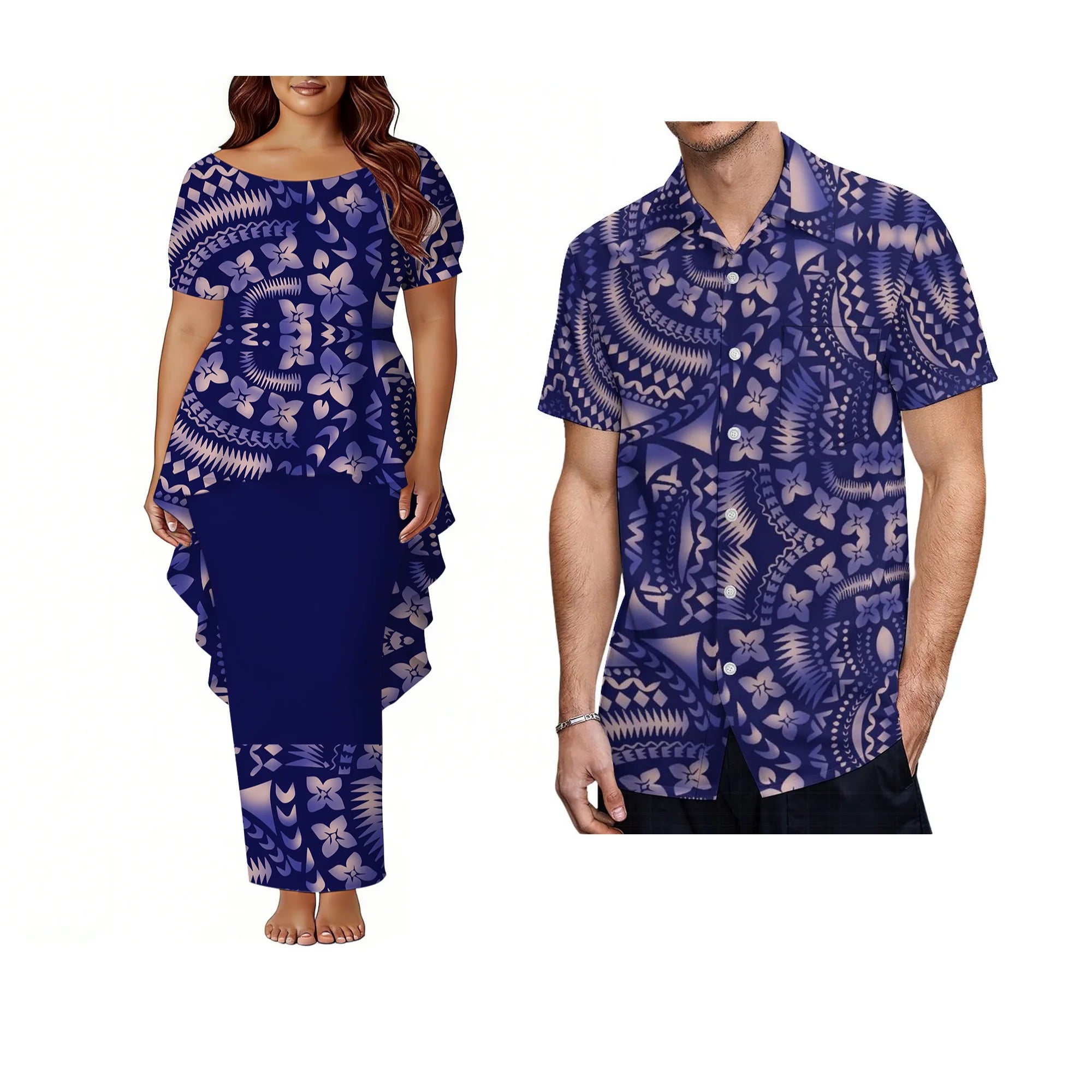 Pacific Island Couple Set