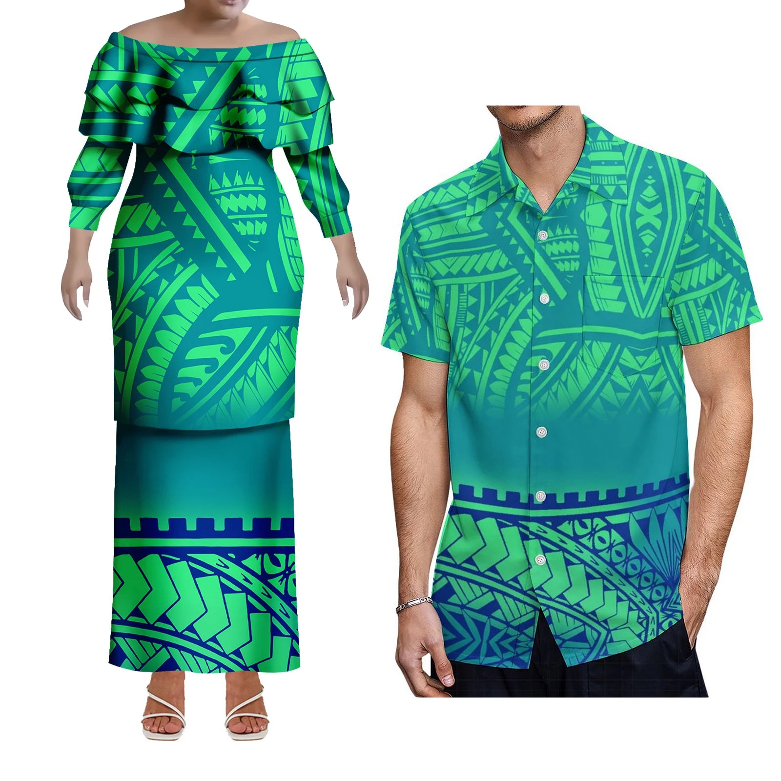 Pacific Island Couple Set