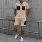 Men's Smart Casual Two Piece Set