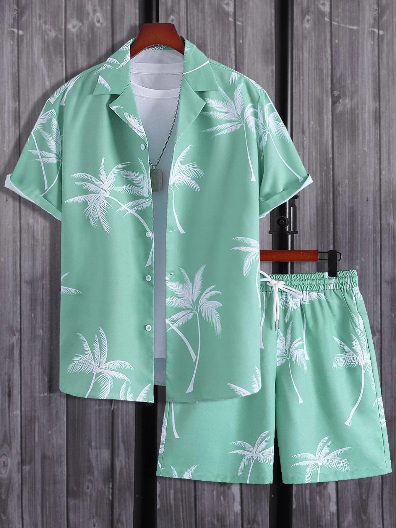 Men's Tropical Two Piece Set