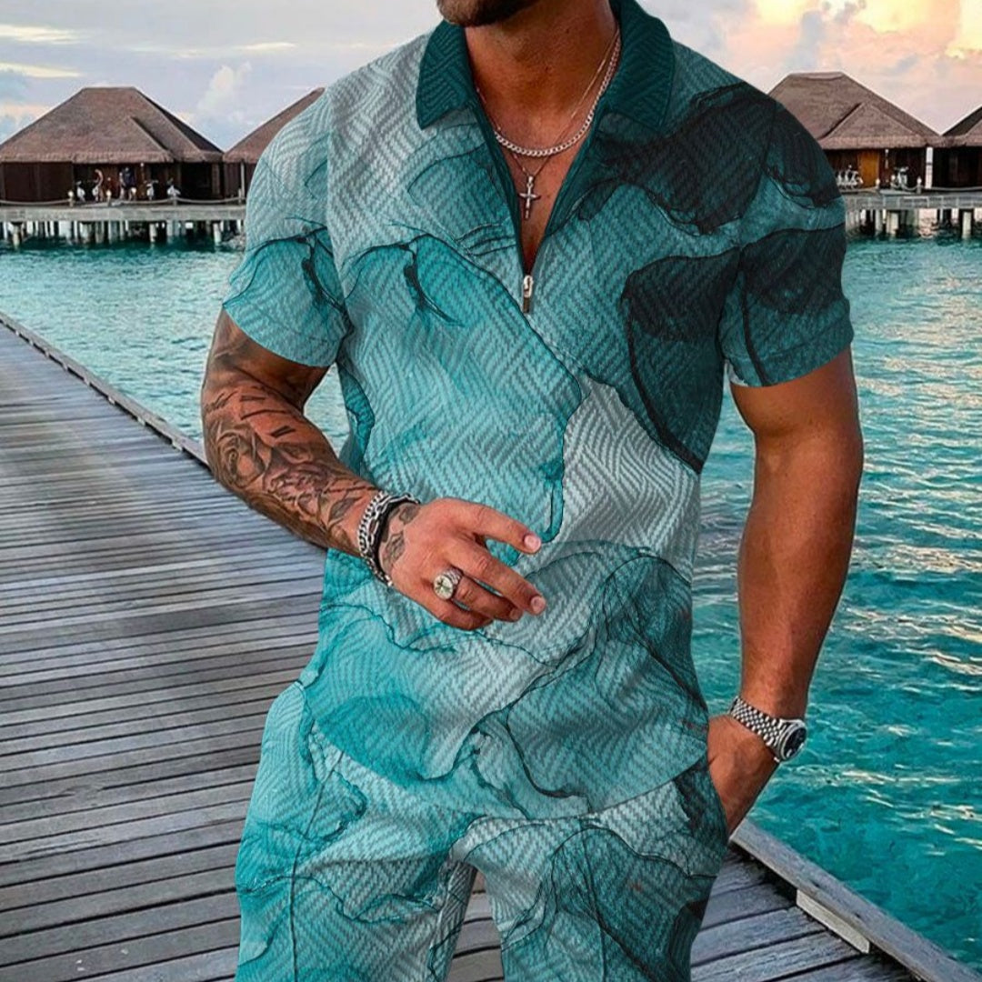 Men's Smart Casual Two Piece Set