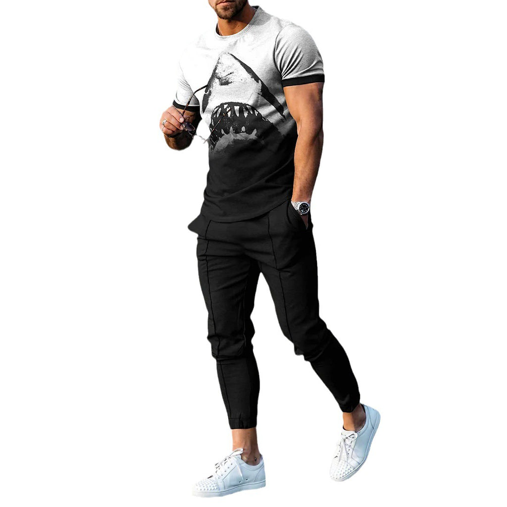 Men's Smart Casual Two Piece Set