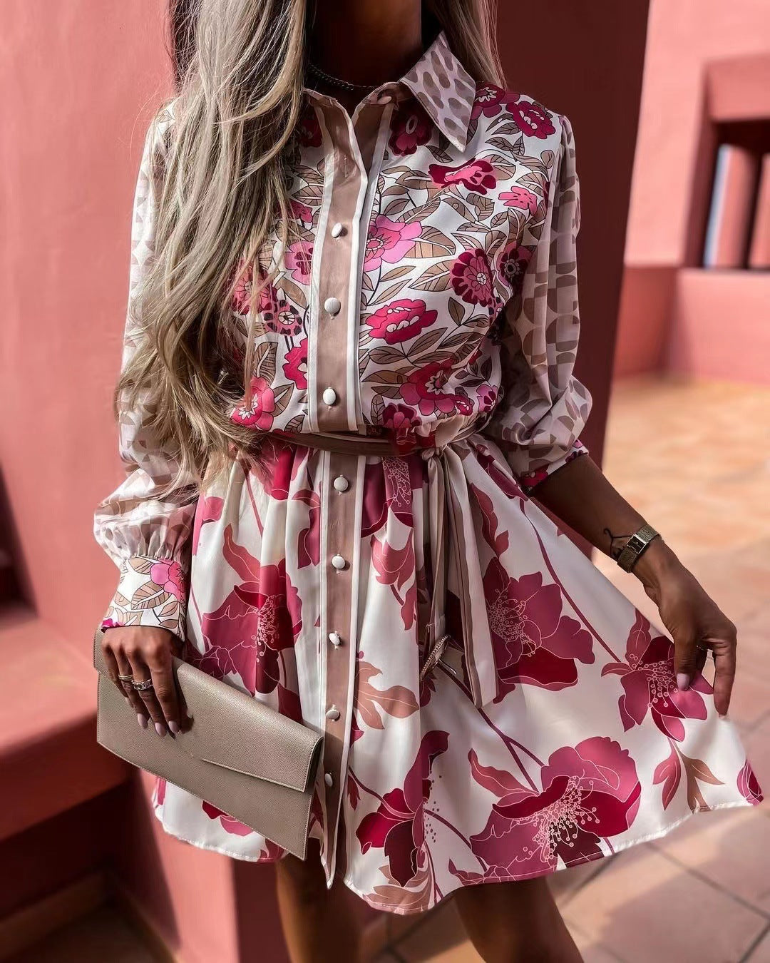 Women's Lace Up Dress