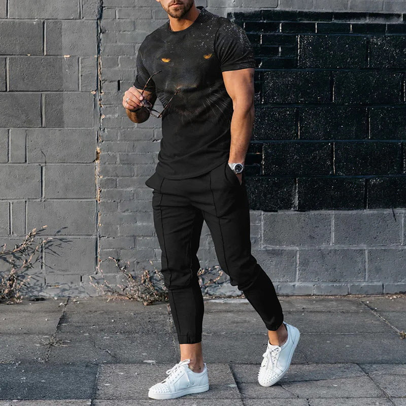 Men's Smart Casual Two Piece Set