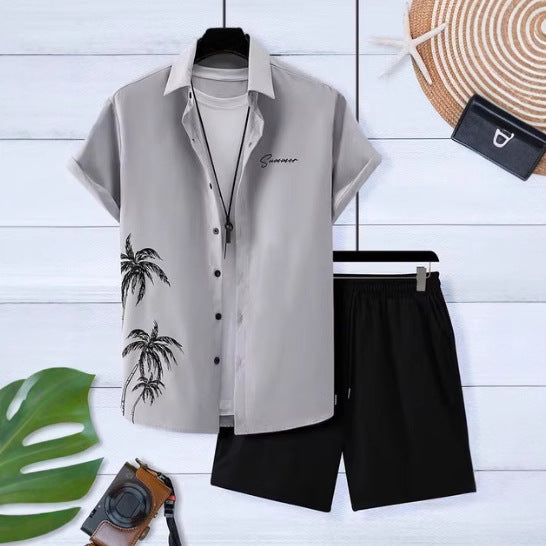 Men's Smart Casual Two Piece Set