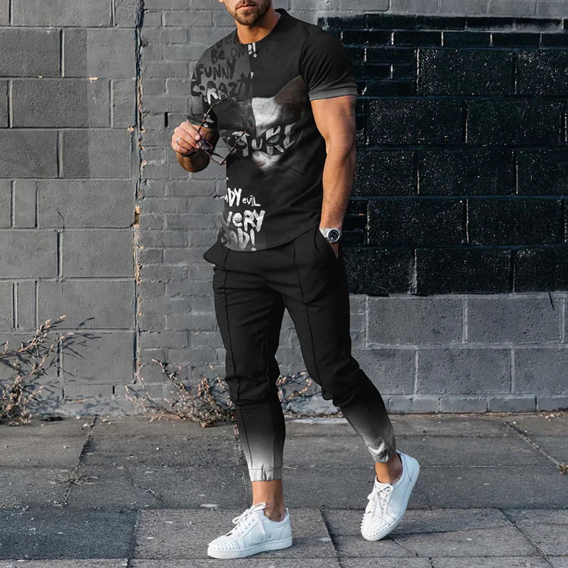 Men's Smart Casual Two Piece Set