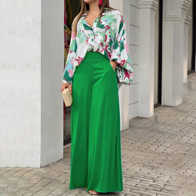 Women's Floral Two Piece Suit