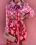 Women's Lace Up Dress