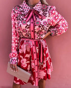 Women's Lace Up Dress