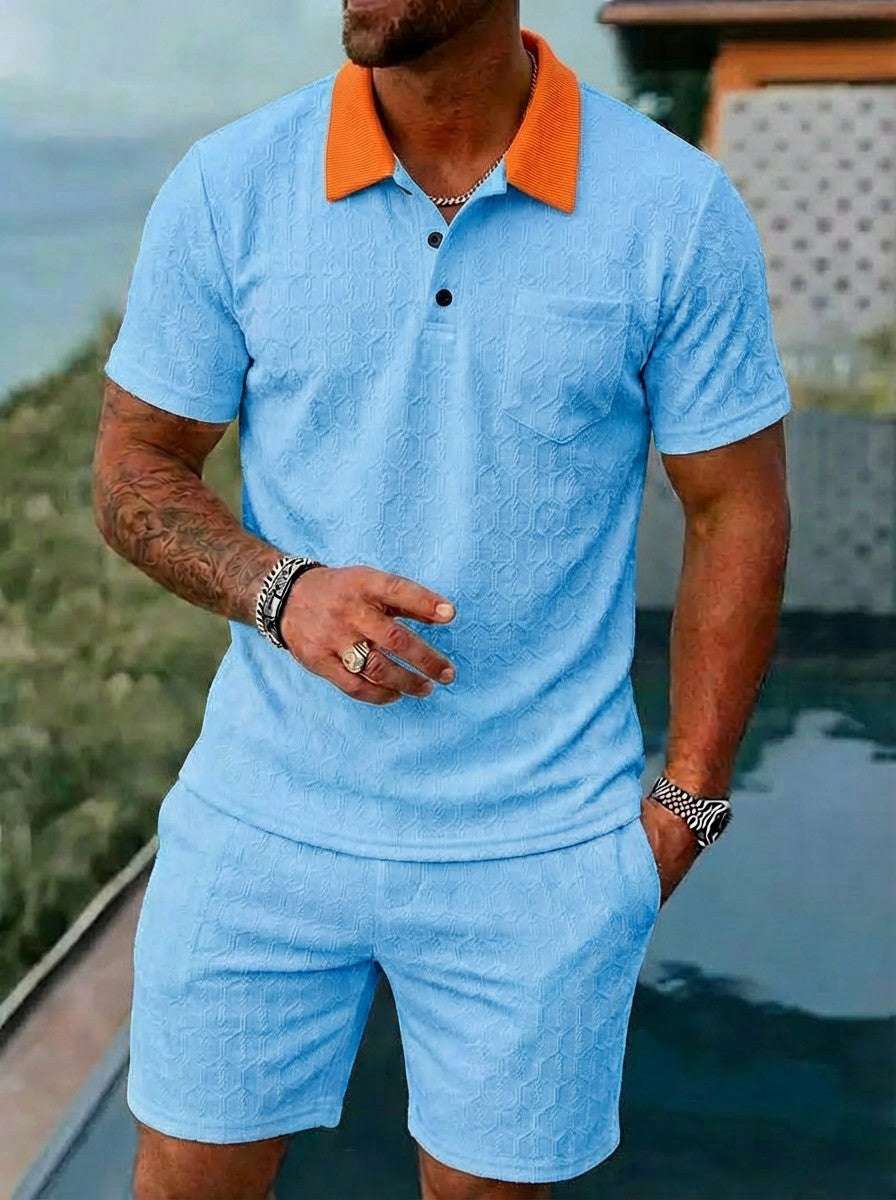 Men's Smart Casual Two Piece Set