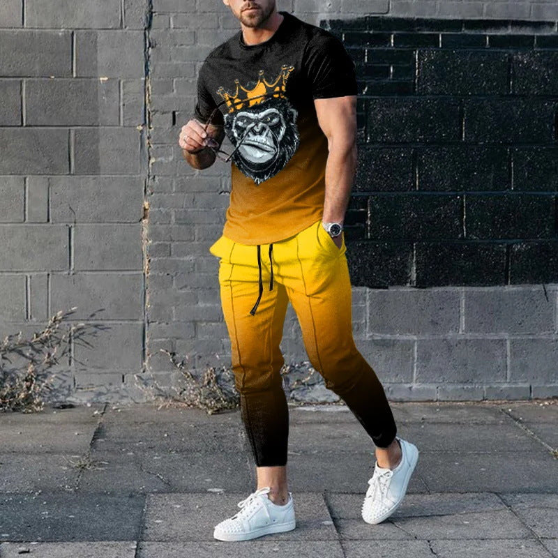 Men's Smart Casual Two Piece Set