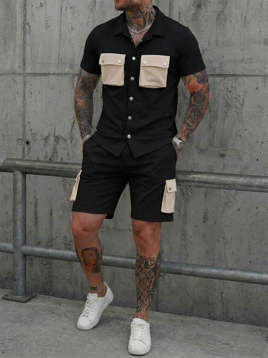 Men's Smart Casual Two Piece Set