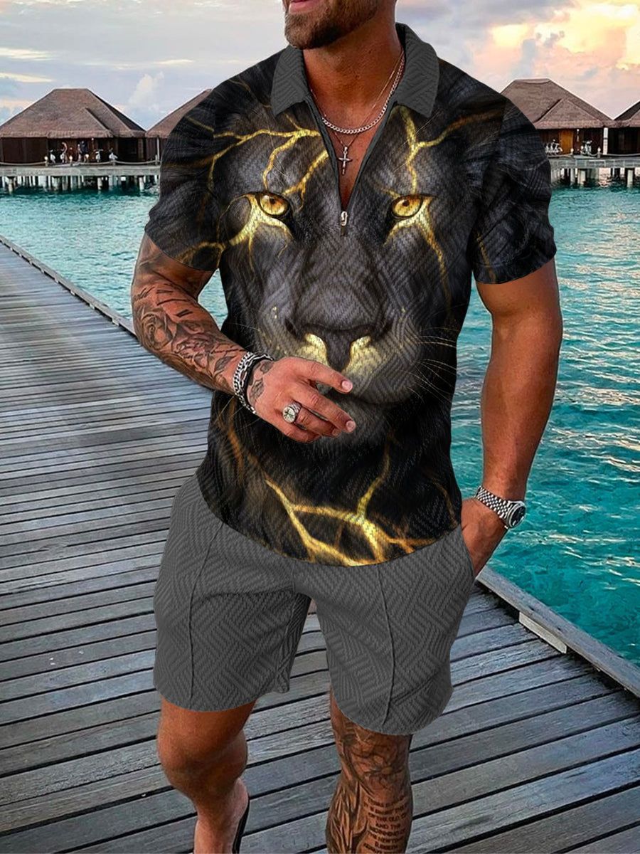 Men's Smart Casual Two Piece Set