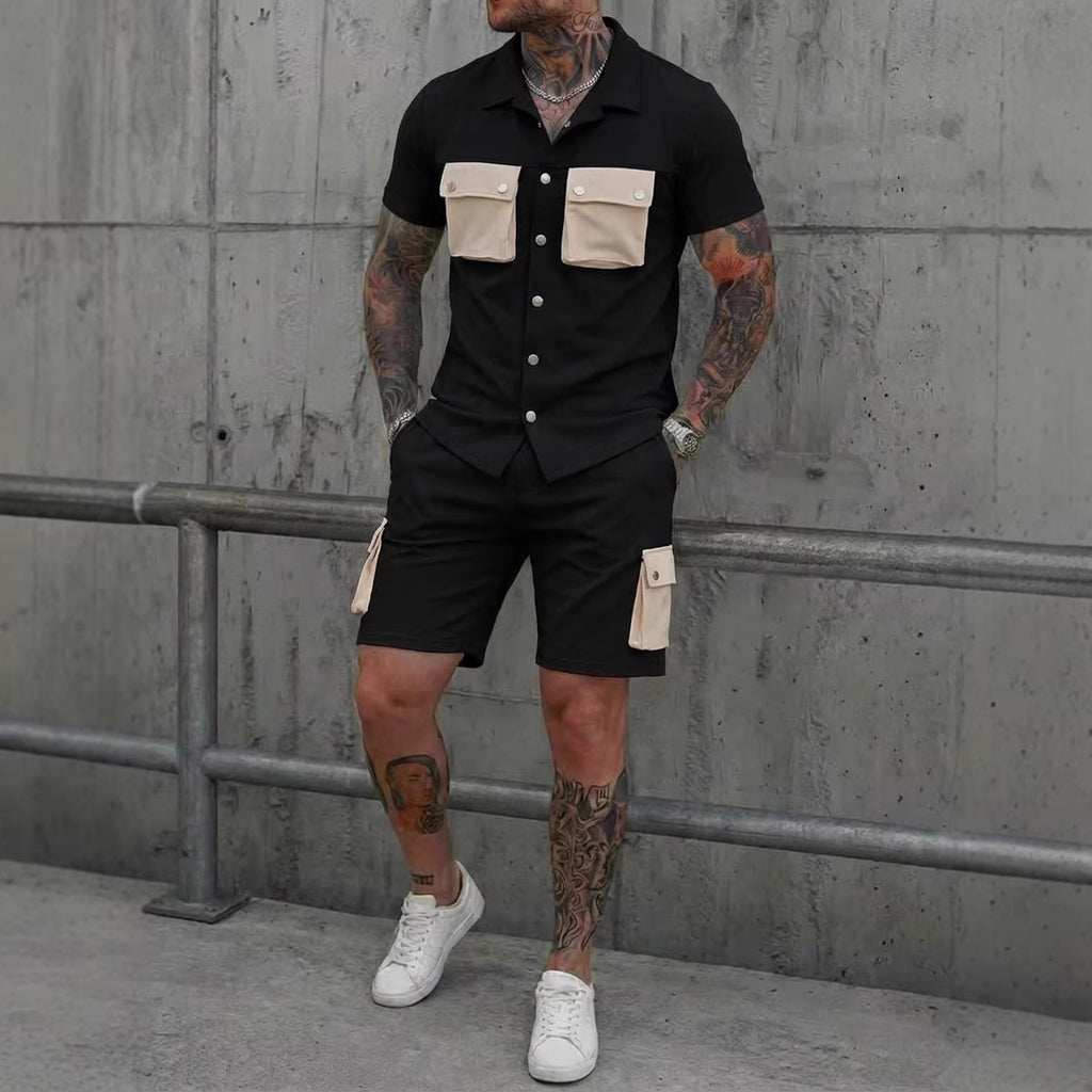 Men's Smart Casual Two Piece Set