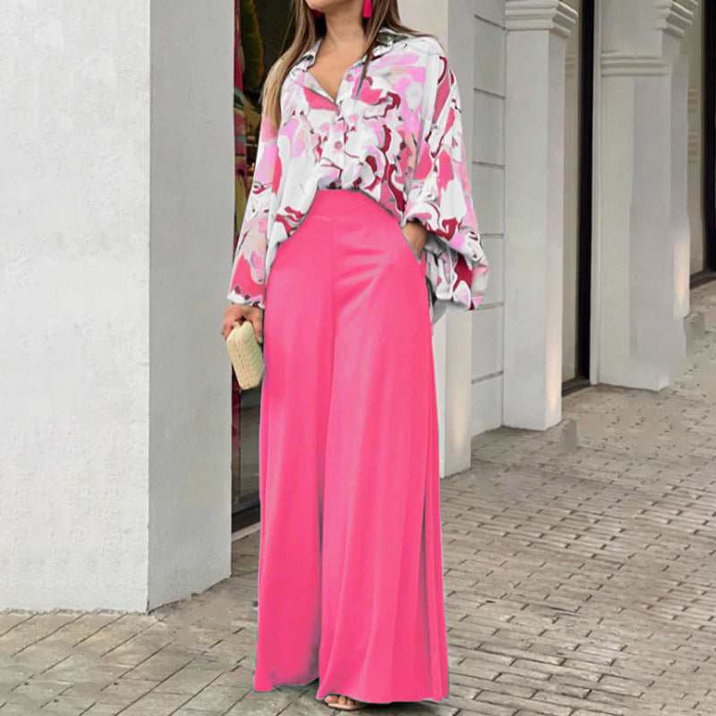Women's Floral Two Piece Suit
