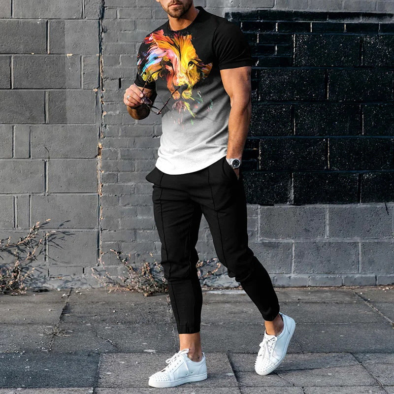 Men's Smart Casual Two Piece Set