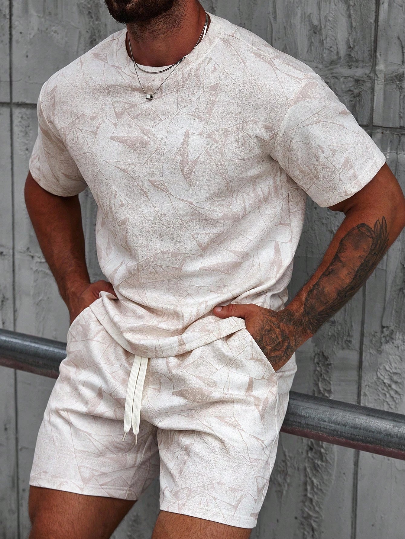 Men's Smart Casual Two Piece Set