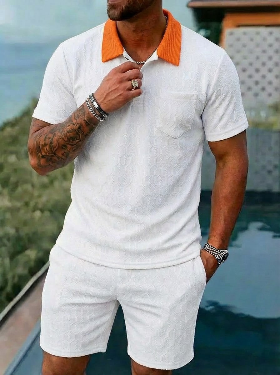 Men's Smart Casual Two Piece Set