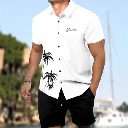 Men's Smart Casual Two Piece Set