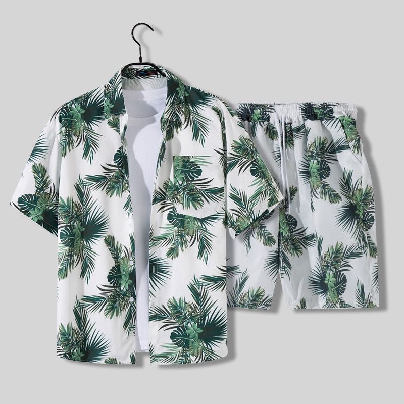 Men's Tropical Two Piece Set