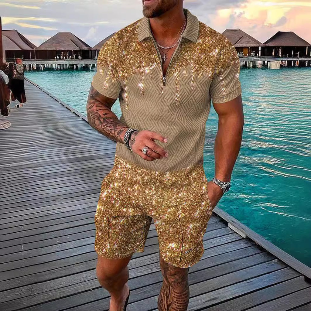 Men's Smart Casual Two Piece Set