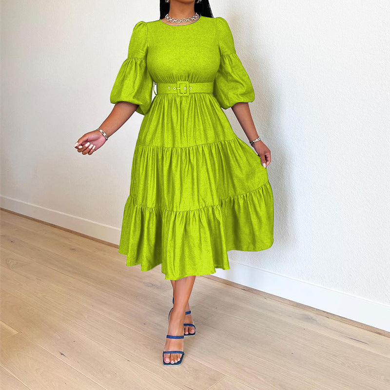 Women's Swing Mid-Sleeve Dress