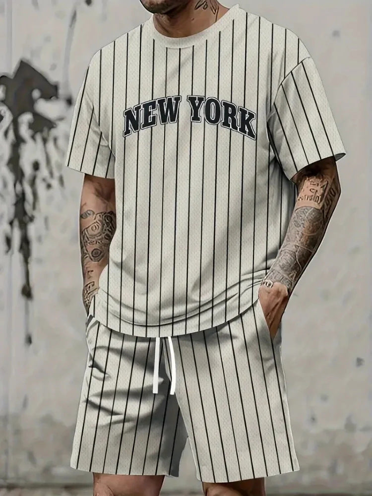 Men's Smart Casual Two Piece Set