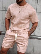 Men's Smart Casual Two Piece Set