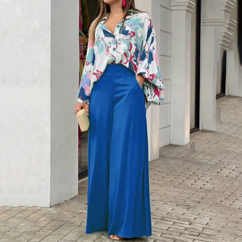 Women's Floral Two Piece Suit